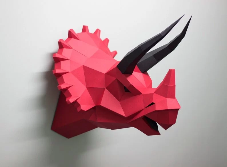 Triceratops sculpture